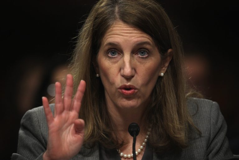 Secretary of Health and Human Services Sylvia Mathews Burwell testifies during a hearing before the Senate Appropriations Committee Nov. 12, 2014 on Capitol Hill in Washington. (Photo by Alex Wong/Getty images)