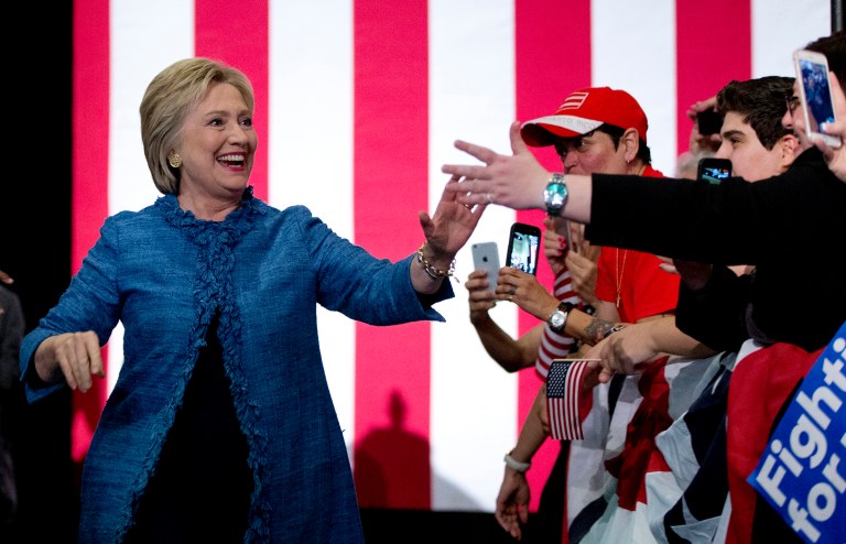 According to multiple reports, Hillary Clinton will announce her running mate during her trip to the Sunshine State. (AP Photo/Carolyn Kaster)