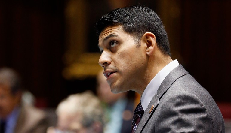 Steve Montenegro tells the Washington Examiner he never solicited the toless photo. Less than one week before the special election, the front-runner accuses his opponents of sabotaging his political career with 