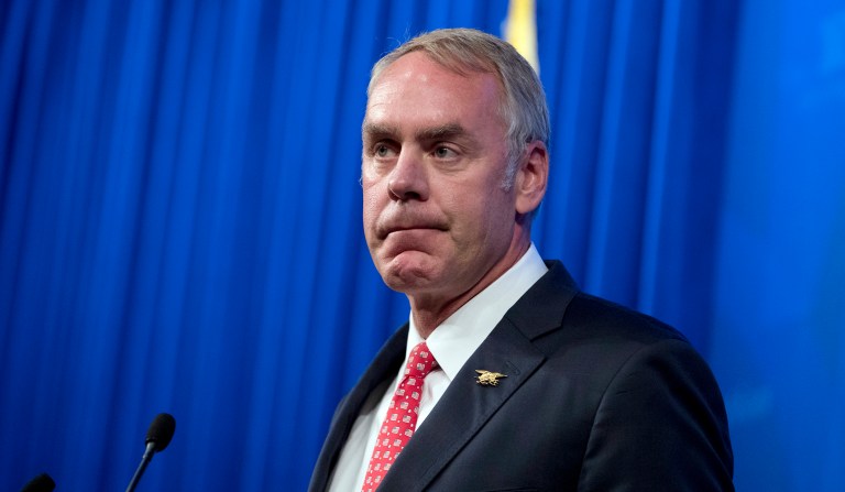 According to a report, the Federal Election Commission is asking SEAL PAC, a PAC started by Interior Secretary Ryan Zinke when he was a Congressman, to provide more details about its direct mail spending and to account for a $200,000 discrepancy. (AP Photo/Andrew Harnik)