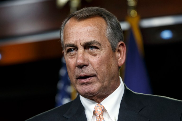 I tend to think Boehner is correct here. But it seems relevant that Boehner isn't actually retired. He's not merely a former House Speaker, speaking his mind. (AP Photo/J. Scott Applewhite, File)