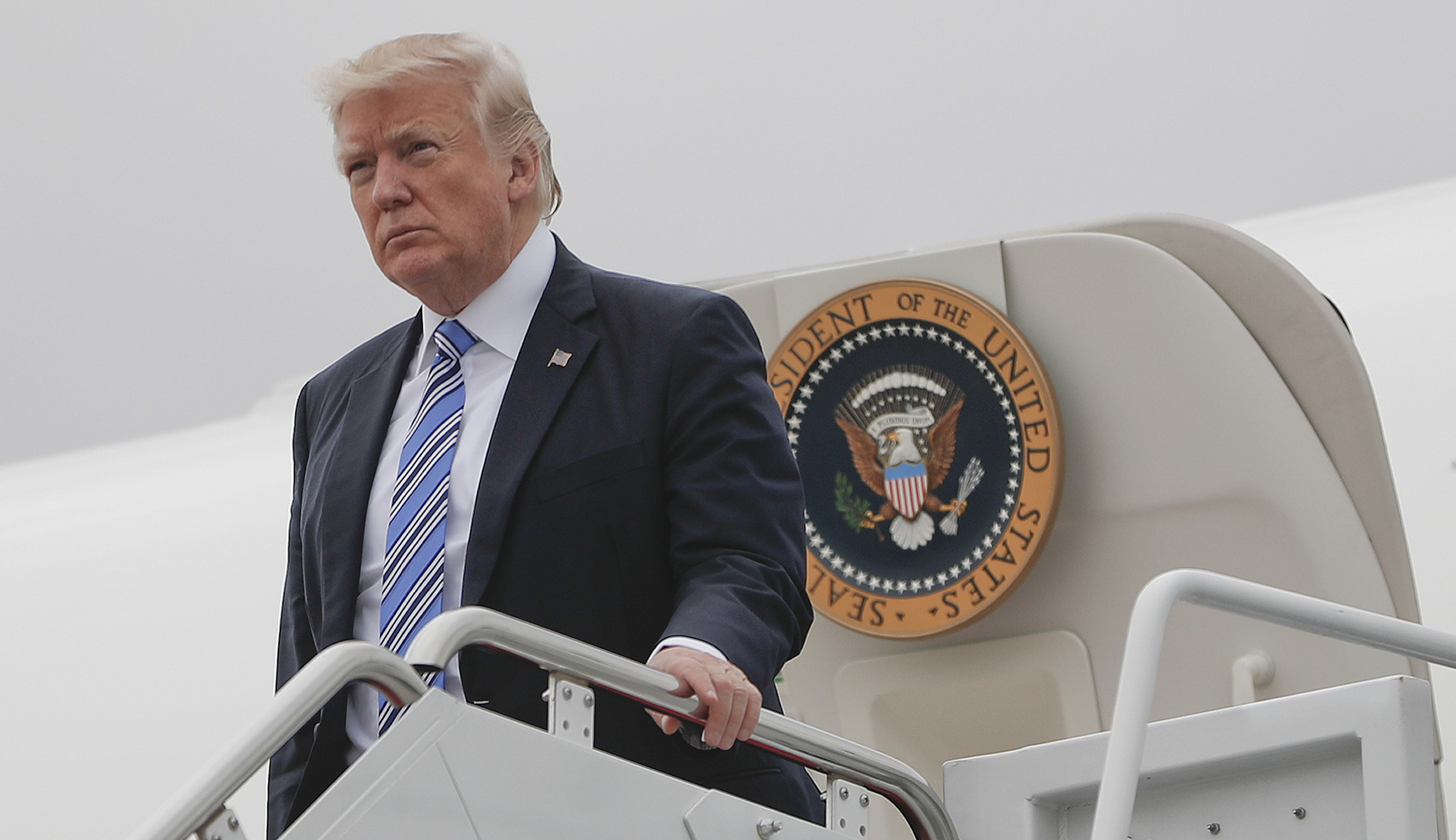 Trump says he’ll be ‘strongly protecting American interests’ on first international trip