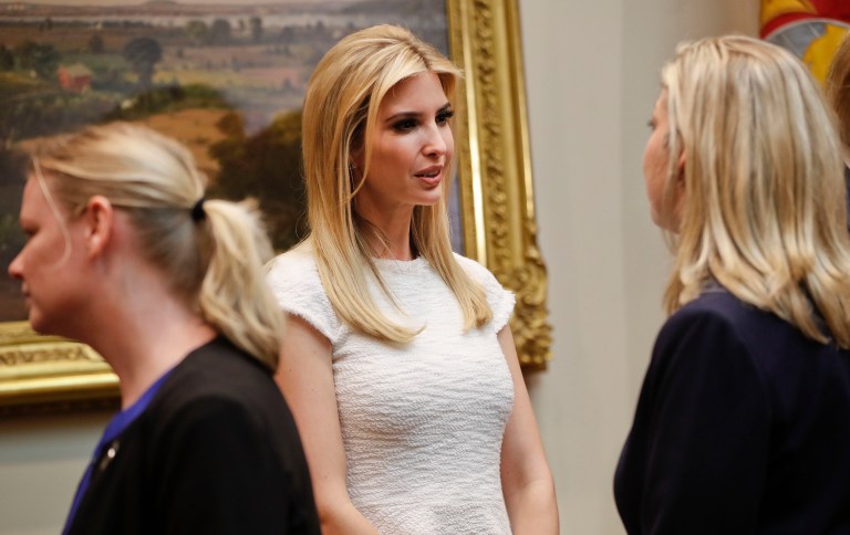 First daughter Ivanka Trump toured the U.S. Holocaust Memorial Museum in Washington, D.C., earlier this week with her mother- and father-in-law, Charles and Seryl Kushner, according to a report. (AP Photo/Pablo Martinez Monsivais)