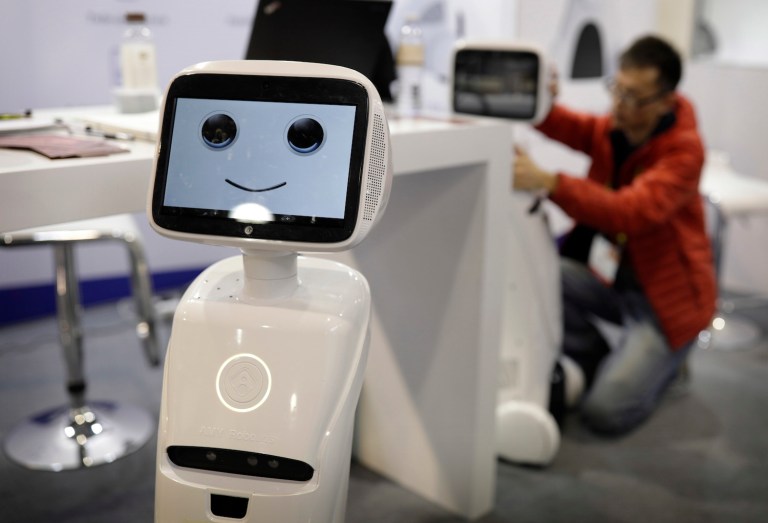 Automation can make U.S. manufacturing more competitive while increasing the number of skilled jobs available for humans. (AP Photo/John Locher)