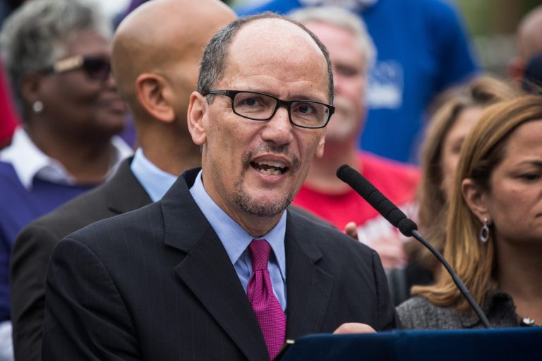 Tom Perez, who was assistant attorney general for civil rights at the Justice Department before moving to Labor, has been the subject of rampant rumors that he is the administration's top pick for the nation's top cop. (Photo by Andrew Burton/Getty images)