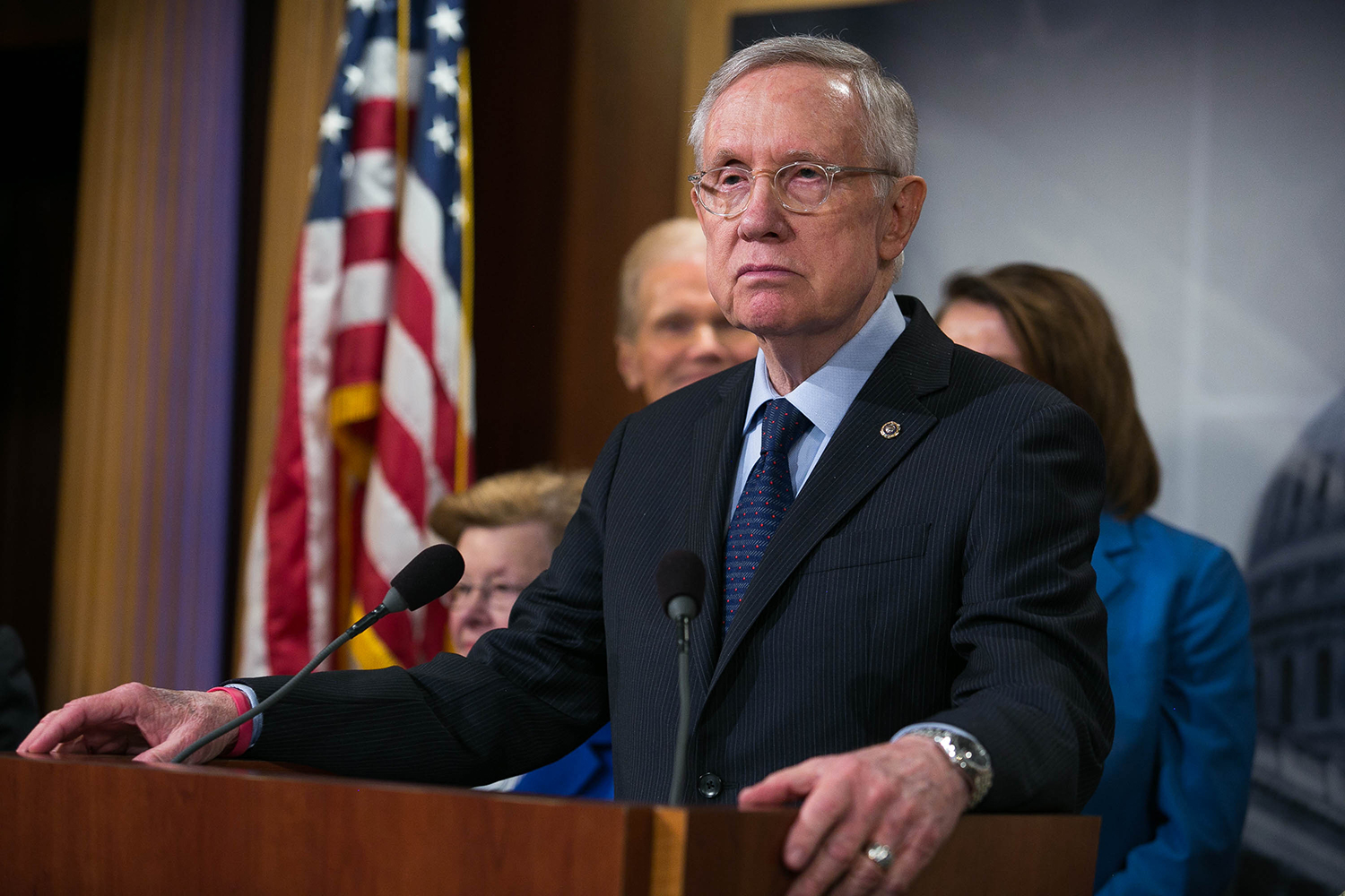 Reid: Funding deal stalled on campaign finance provision