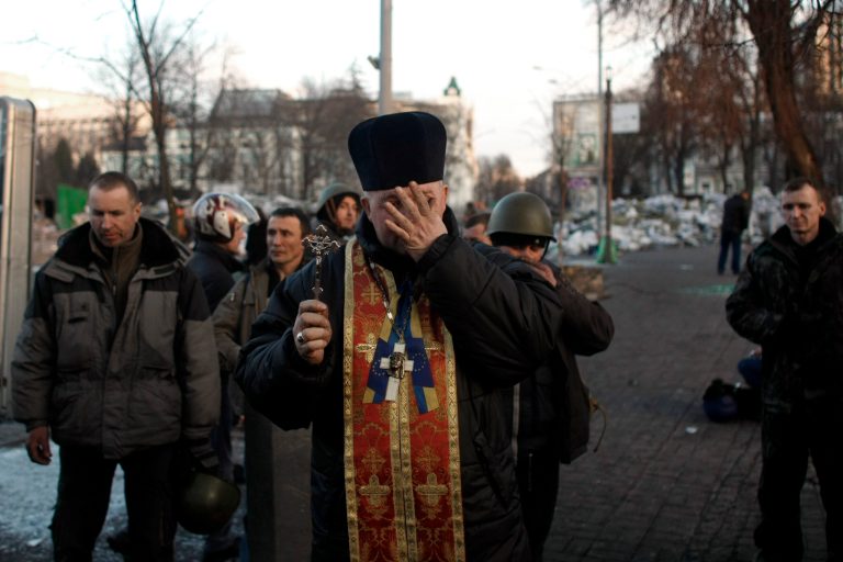 Ukrainian protesters claim control over capital