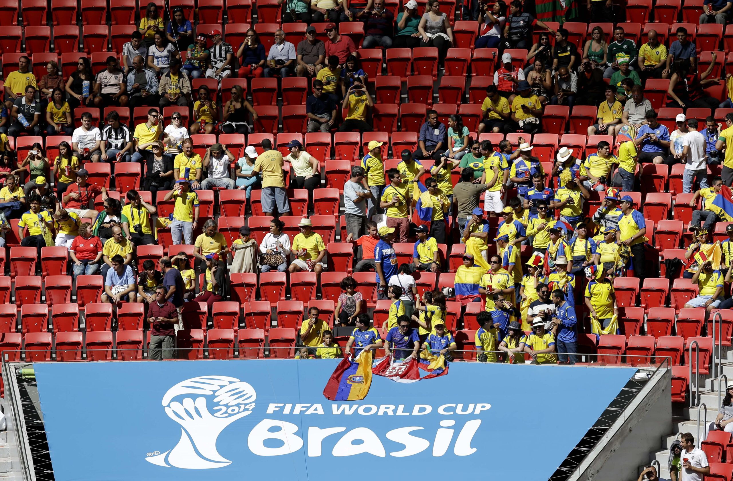 Spain-Netherlands match with most empty seats