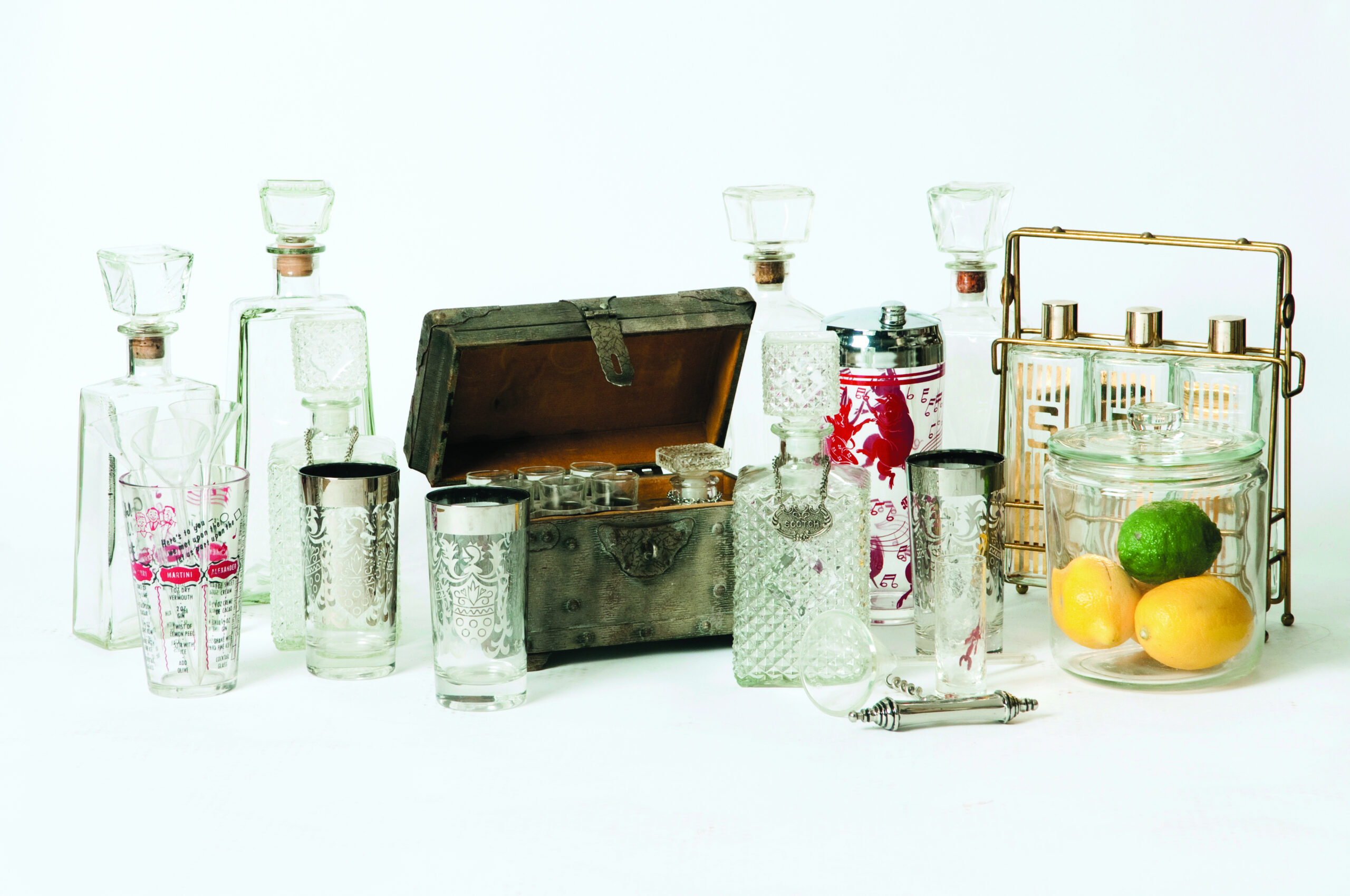 Create a fun and easy home bar that gets guests talking