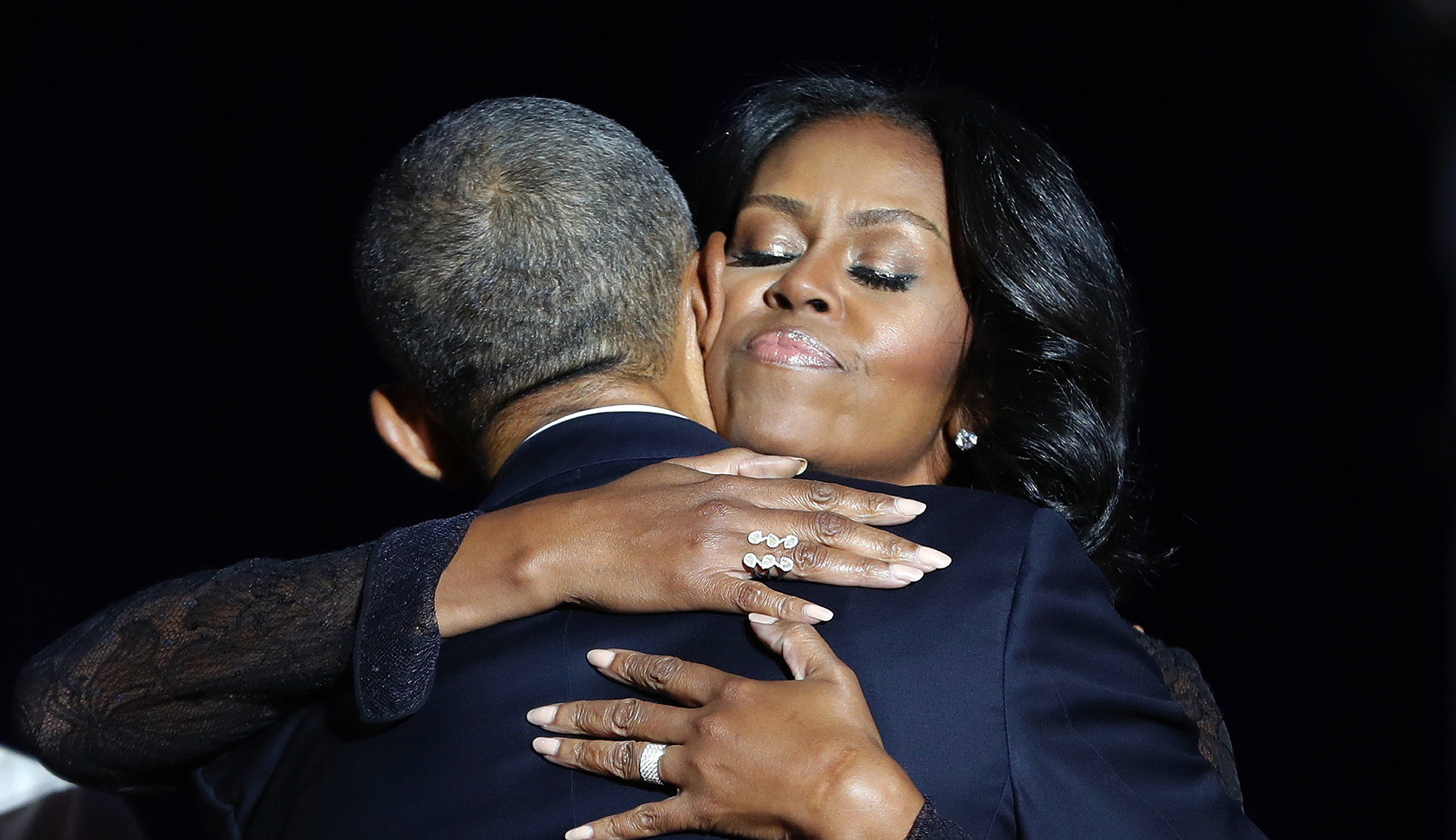 Barack Obama crashes Michelle’s conference appearance with surprise anniversary video