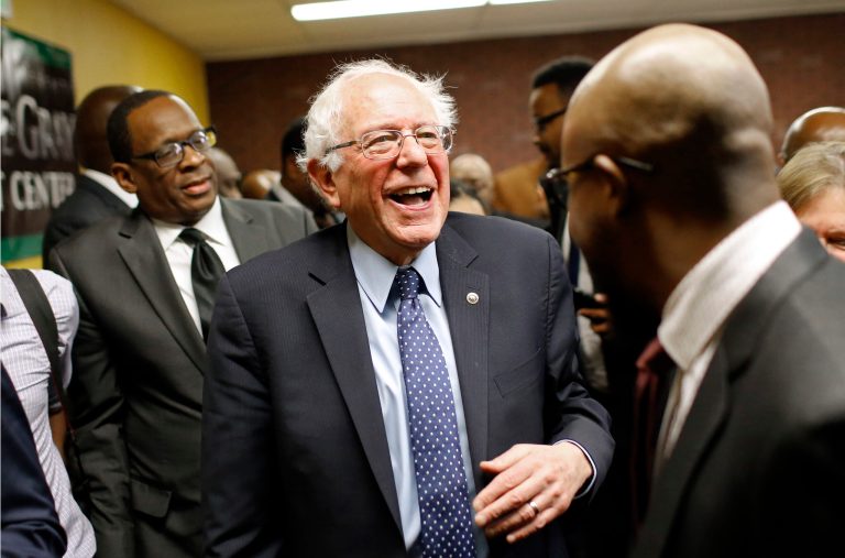 The new Bernie Sanders ads will play during the holiday season and arrive just as the democratic socialist regained his lead in New Hampshire. (AP Photo)