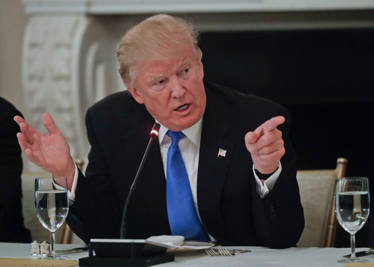In the last two days, Trump has called for repeal and replace, full repeal, and letting Obamacare collapse under its own weight. (AP Photo/Pablo Martinez Monsivais)