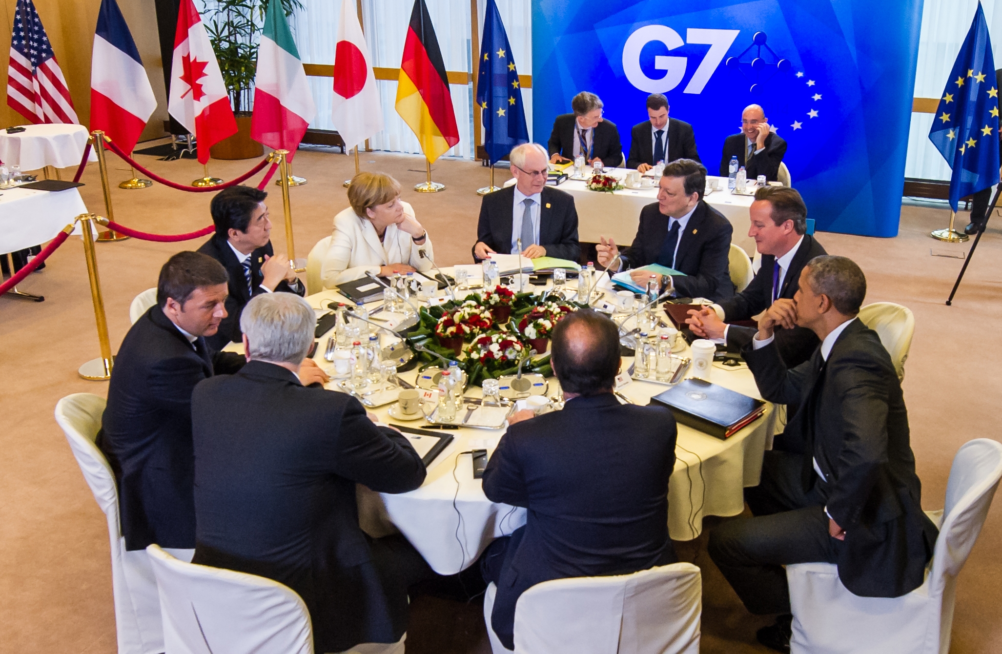 G-7 to huddle on Russia sanctions