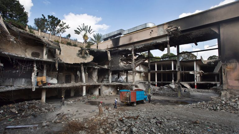 The report notes that even weakened groups have been able to pull off attacks like the Westgate Mall assault in Nairobi a year ago. (AP/Ben Curtis)