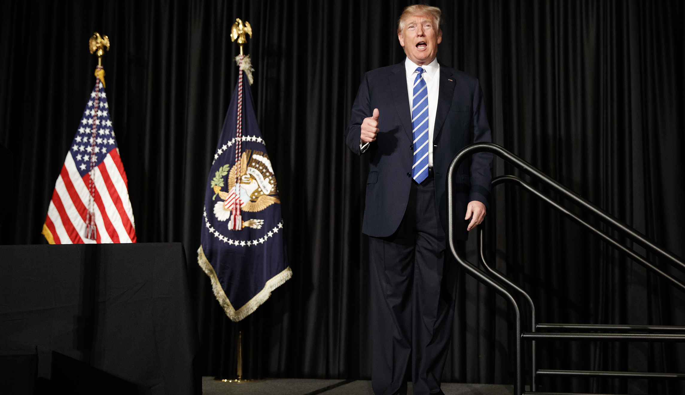 Trump touts infrastructure plan as alternative to ‘stupidly’ blowing money in the Middle East