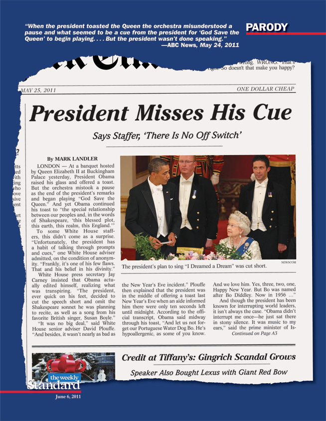 Obama’s Special Relationship—With Himself