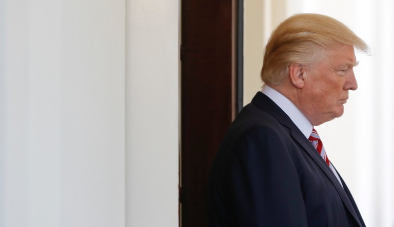 President Trump's phobia also fueled his culinary preferences, because the fast food he has long been rumored to enjoy is made in advance and can be picked up anonymously, veteran journalist Michael Wolff writes in a new book. (AP Photo/Pablo Martinez Monsivais)