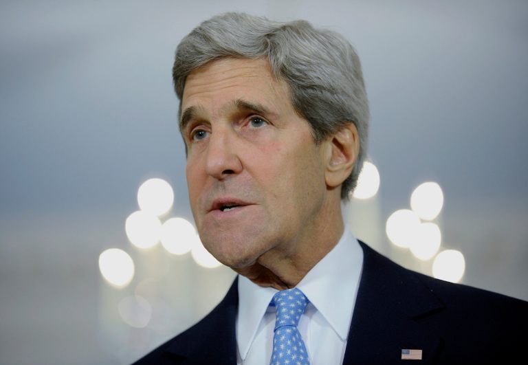 Secretary of State John Kerry announced the language of an Afghan security pact outlining the role of American troops after 2014. (AP Photo/Susan Walsh)