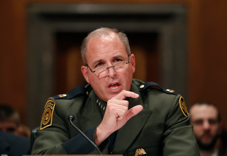 It's not immediately clear whether Mark Morgan resigned or was asked to leave. (AP Photo/Alex Brandon)