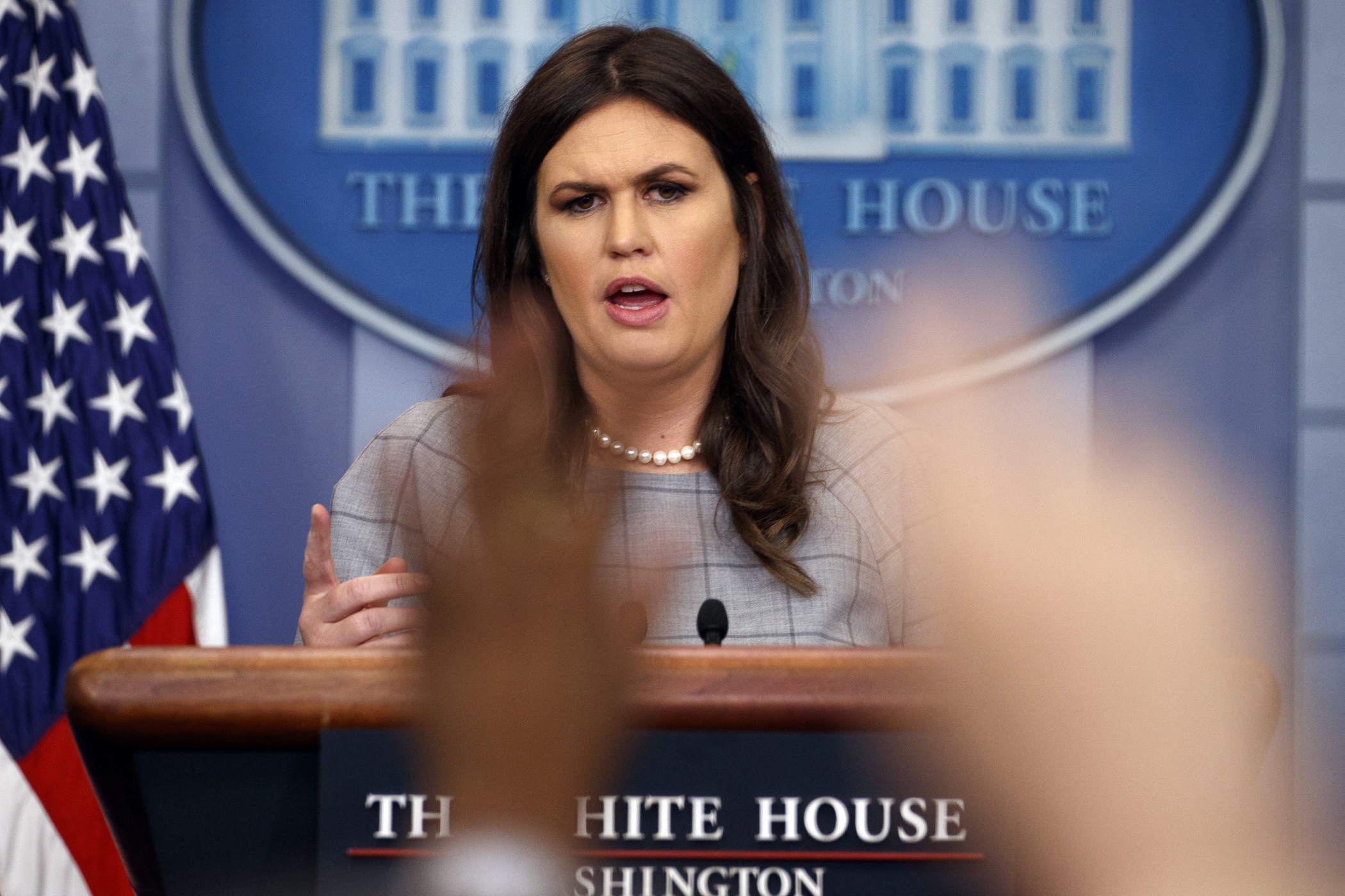 Sarah Sanders: Trump is ‘keeping the world from chaos’