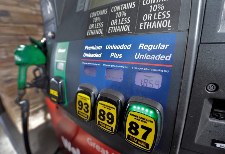 U.S. Energy Information Administration projections show the average American family will save $750 this year at the pump. (AP Photo/Chris O'Meara)