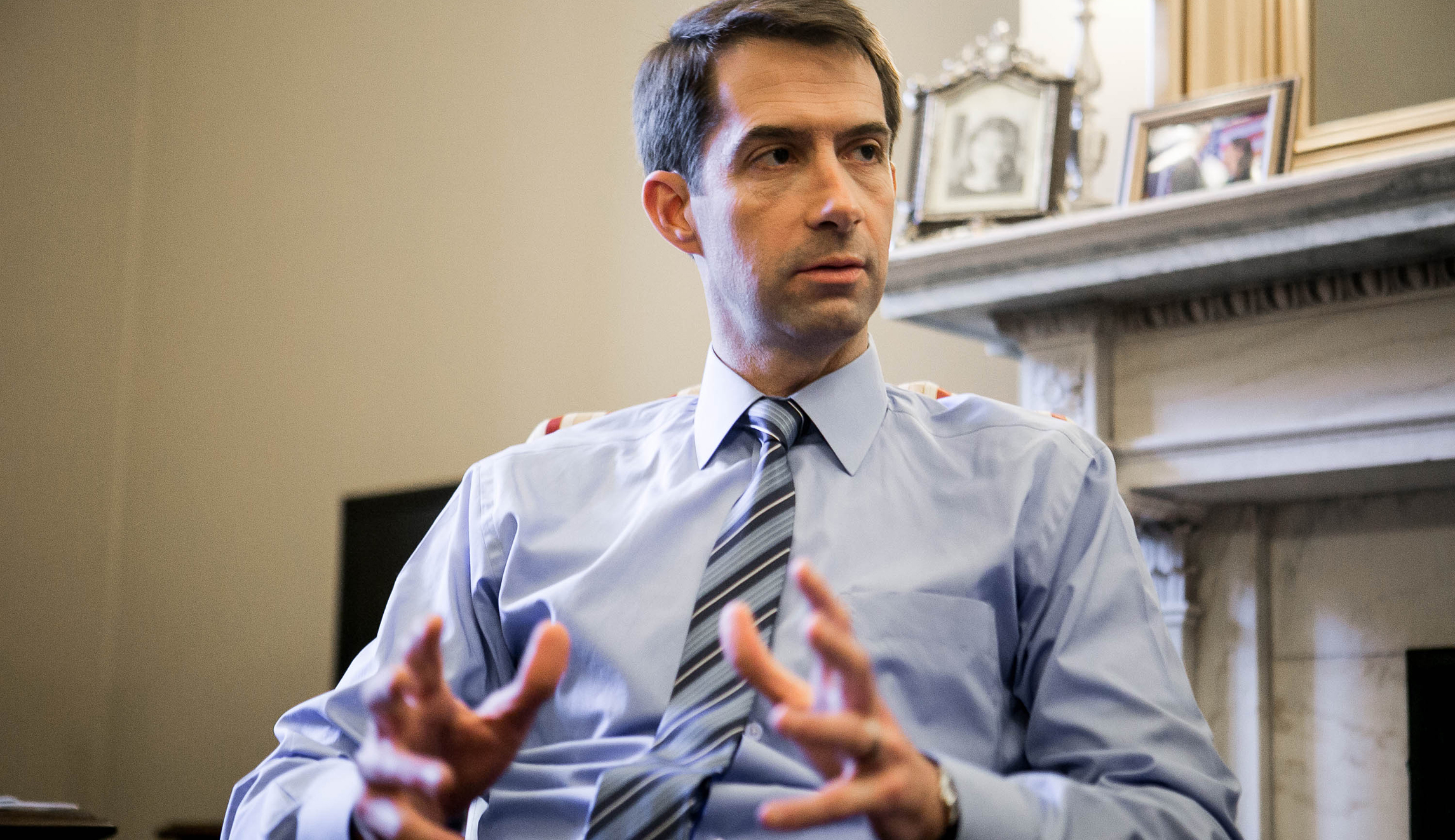 ‘Throwing a temper tantrum’: Tom Cotton hits back at outrage over his New York Times opinion article