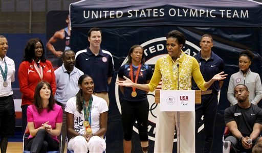 Michelle Obama: Olympics not just about winning