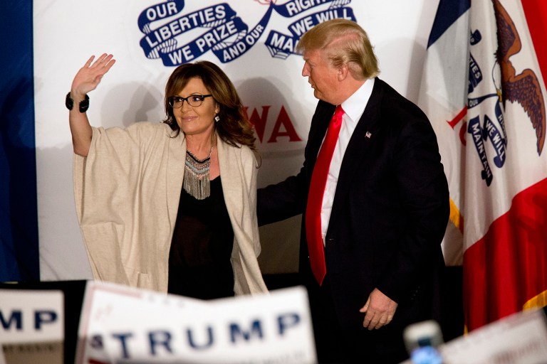 Sarah Palin said Ted Cruz's refusal to endorse Donald Trump was a 