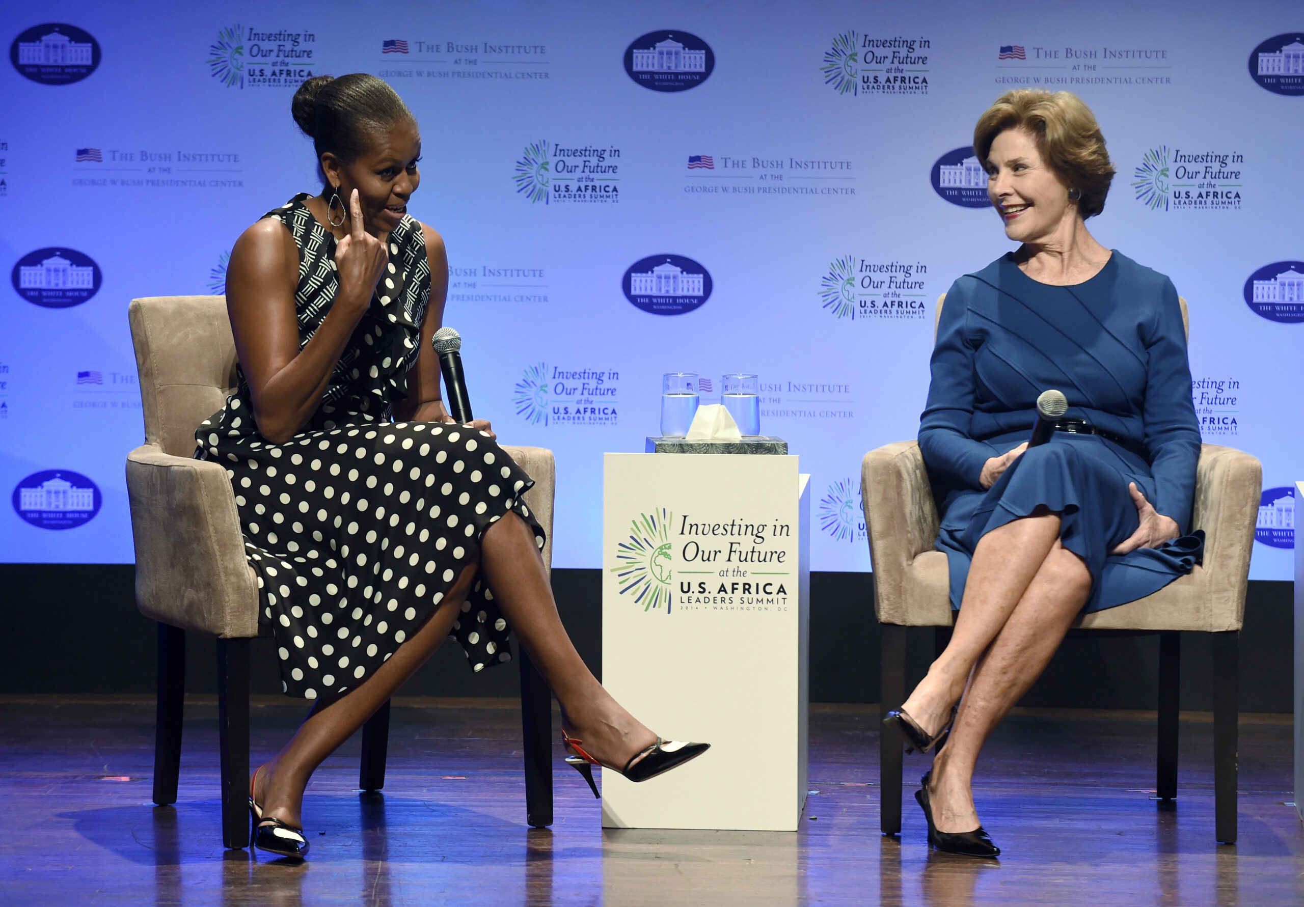 Obama, Bush 1st ladies press for girls’ education