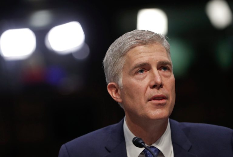 Eighty-seven current and former students penned a letter supporting Gorsuch. (AP Photo/Pablo Martinez Monsivais)