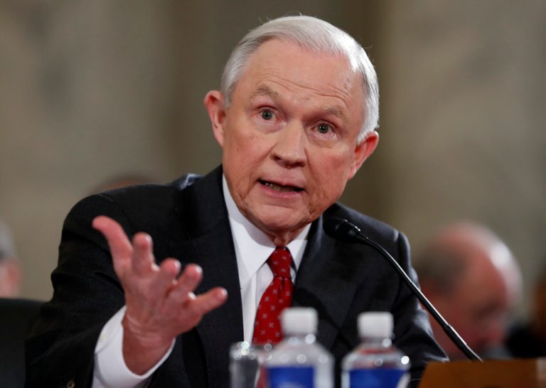 Liberal political advocacy group Common Cause is starting a fundraising campaign to stop the confirmation of Alabama Sen. Jeff Sessions as the next U.S. attorney general. (AP Photo/Alex Brandon)