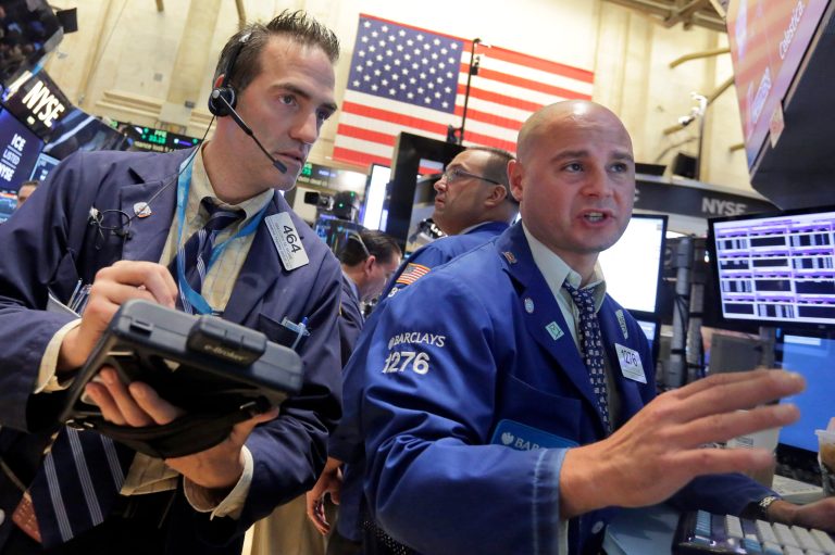 U.S. stocks are edging mostly lower in early trading as investors wait for news about interest rates from the Federal Reserve. (AP Photo/Richard Drew)
