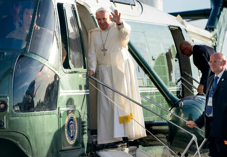 On Sunday, Francis will visit the Curran-Fromhold Correctional Facility, Philadelphia's largest jail, where he will speak and minister to 100 inmates and their families.Â (AP Photo/Craig Ruttle)
