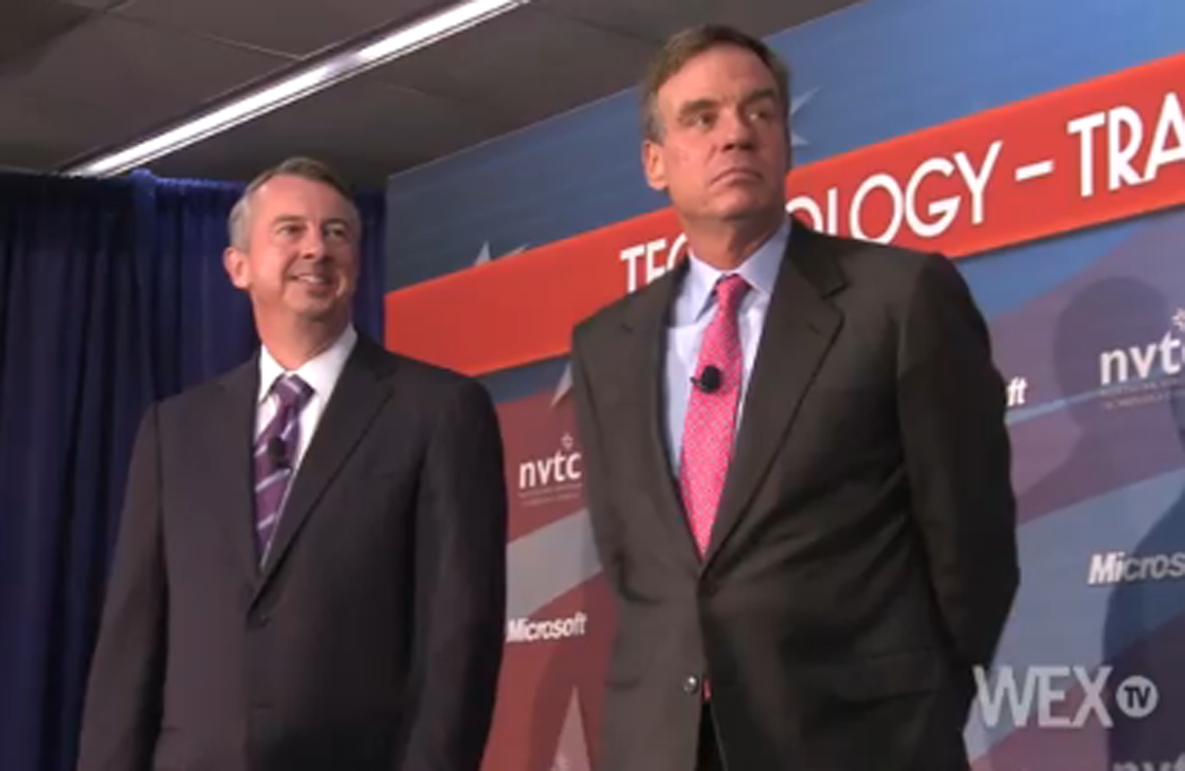 VIDEO: Gillespie, Warner battle over immigration and technology