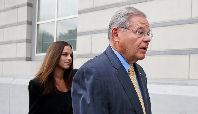 A new poll said 84 percent of respondents believe Menendez should resign. (AP Photo/Seth Wenig)