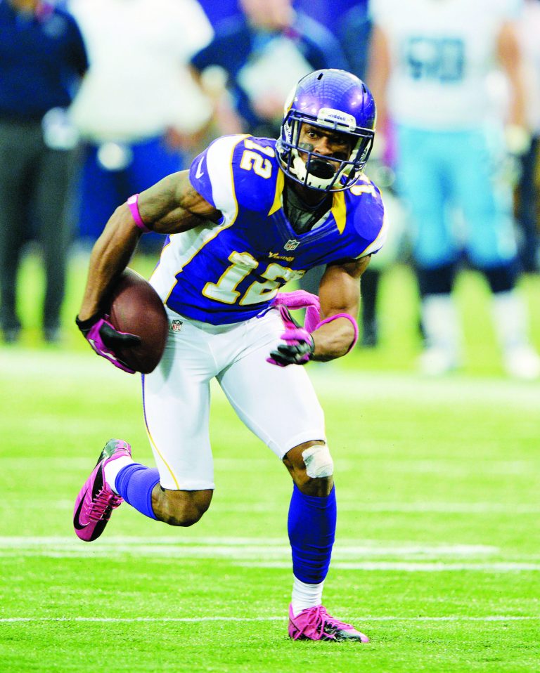 Tom Dahlin/Getty Images
Vikings wide receiver Percy Harvin leads the league with 316 yards after the catch -- 102 yards more than any one else.