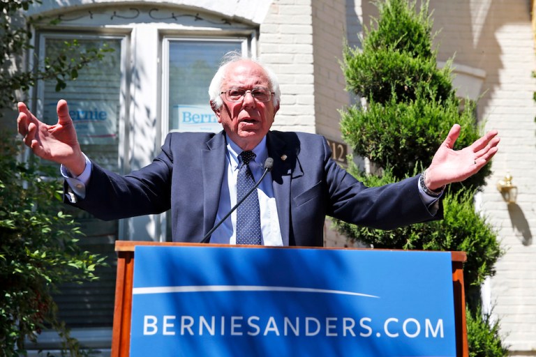 ?The Vermont senator added that 