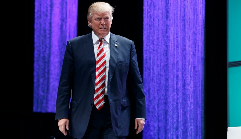 Those emails have also been provided to investigators on the team of special counsel Robert Mueller, which is investigating Russia's election meddling. (AP Photo/ Evan Vucci)