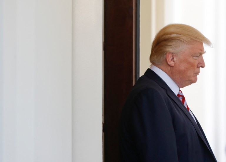 Republicans have grown accustomed to Trump's tumult, downplaying it because the president has weathered past challenges. But this is different. (AP Photo/Pablo Martinez Monsivais)