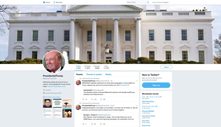 Breitbart News reported this week that President Trump tweeted a statement expressing condolences for the deaths of three Green Berets killed Wednesday in an ambush in Niger. The only problem is that Trump said no such thing. (Screenshot by Tatiana Lozano / Washington Examiner / Twitter)