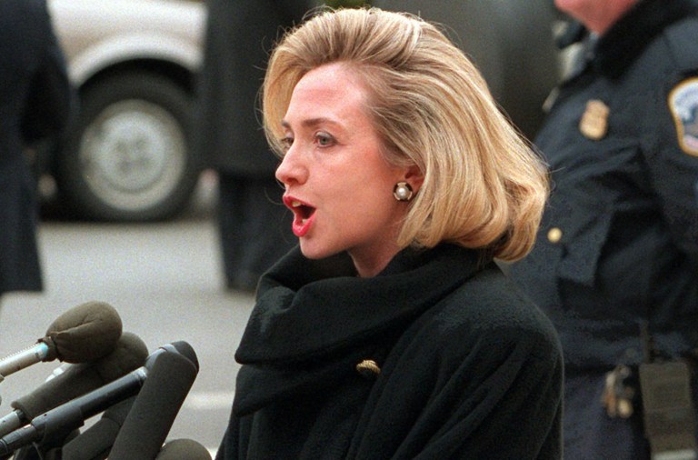 The 1993-1998 Whitewater case led to criminal convictions of Clinton associates related to fraud and contempt of court, though Bill and Hillary Clinton were ultimately absolved of wrongdoing. (AP Photo/Denis Paquin, File)