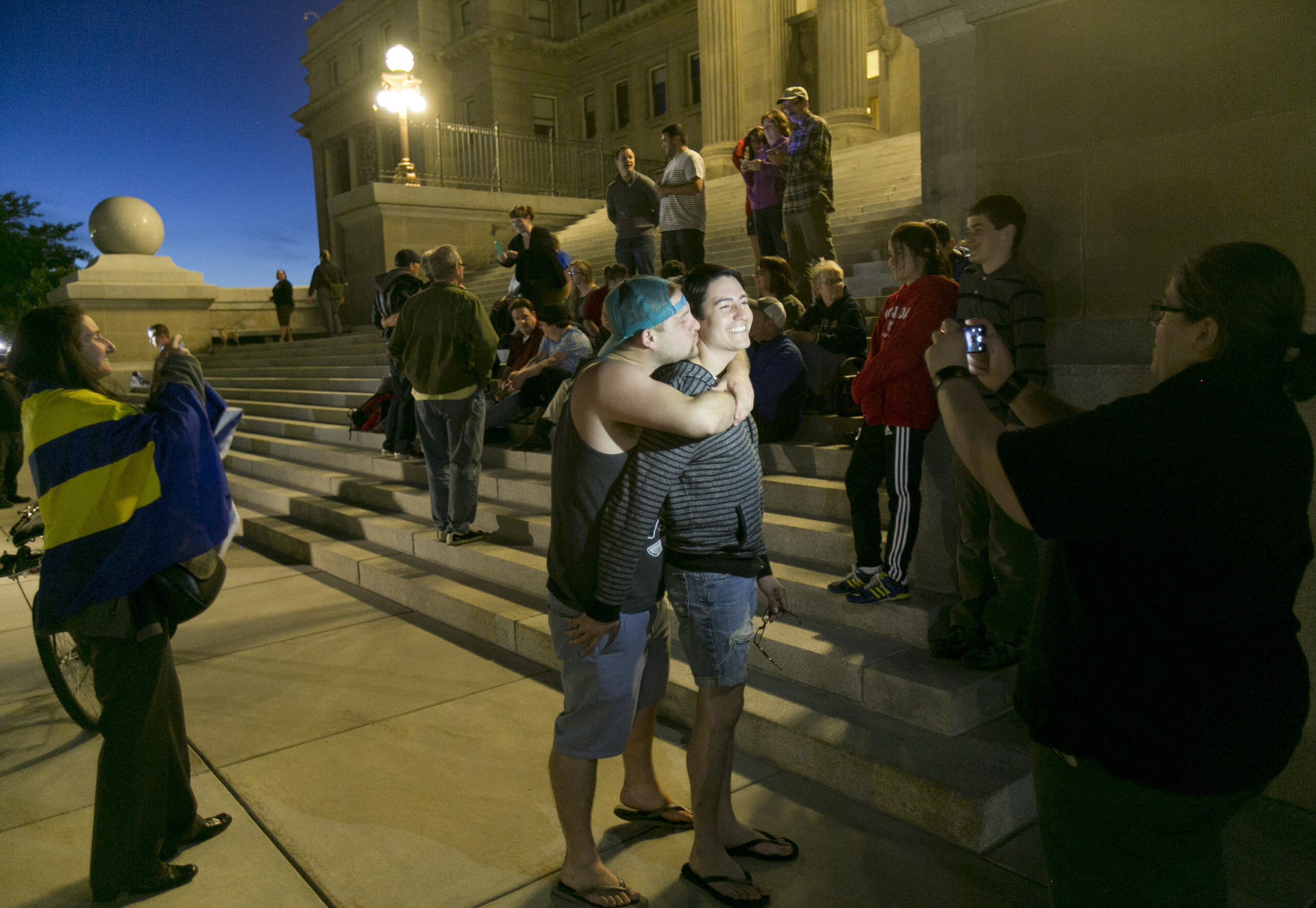 Idaho gay marriage placed on hold; rallies planned