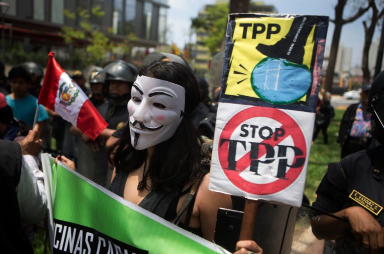 Groups argue the 12-nation Pacific rim trade deal was dead before the new president took office. (AP Photo/Esteban Felix)