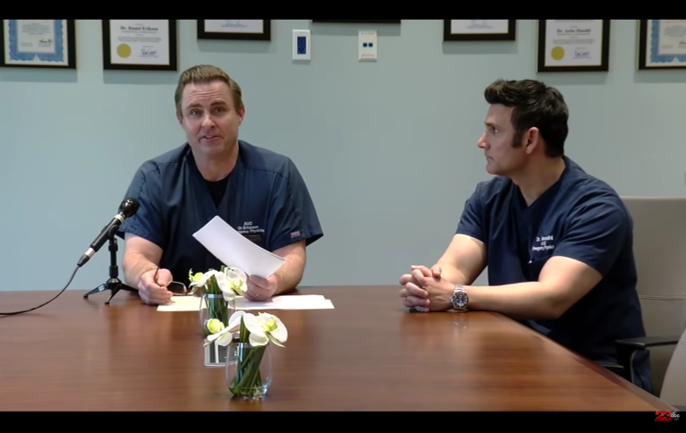 Doctor speaks out after his YouTube video recommending end to stay-at-home orders was removed