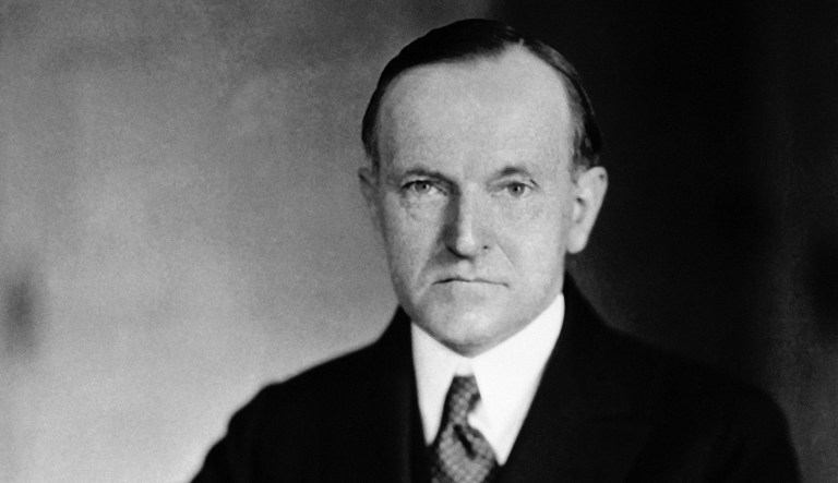 Calvin Coolidge, the 30th president of the United States form 1923 to 1929, poses in an undated photo.