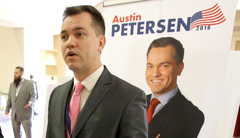 Austin Petersen promises to throw away McConnell’s ‘ring of power’