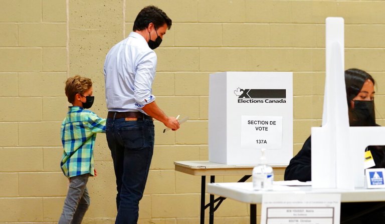 Trudeau’s Liberals projected to win election but without majority