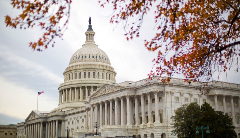 The Capitol Building as seen in Washington, Thursday, Dec. 8, 2016. A day ahead of a government shutdown deadline, Congress scrambled on Thursday, Dec. 8, 2016, to wrap-up unfinished business, voting decisively to send President Barack Obama a defense policy bill but facing obstacles on a stopgap spending measure.