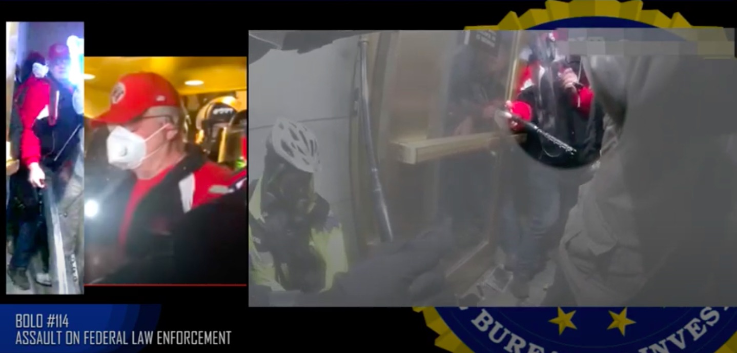 FBI releases footage of ‘most violent’ Capitol rioters, including man who used electrical prod on officers