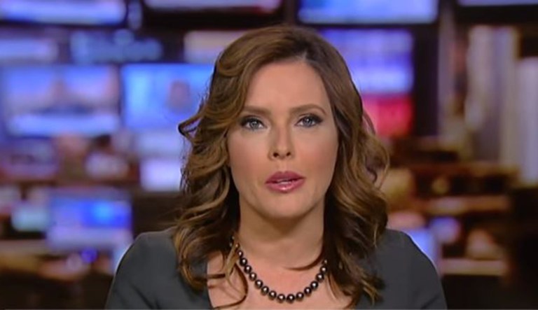 Mercedes Schlapp speaks during an television appearance.